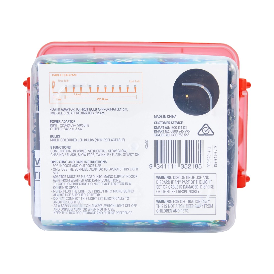 7 Low Voltage 250 LED Multifunction Multi-Coloured String Lights, 7 of 7