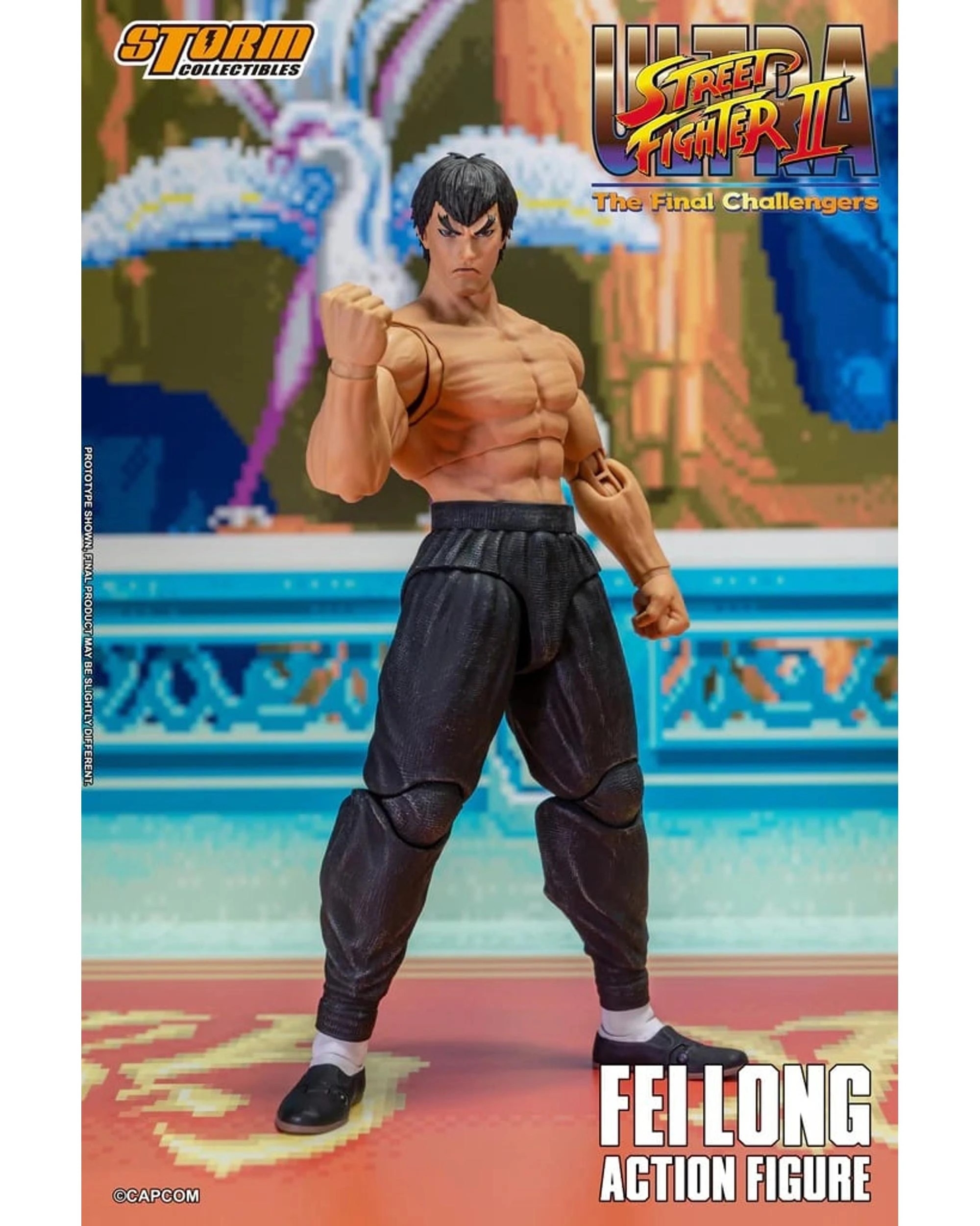 3 Ultra Street Fighter II The New Challengers Fei Long Action Figure, 3 of 10