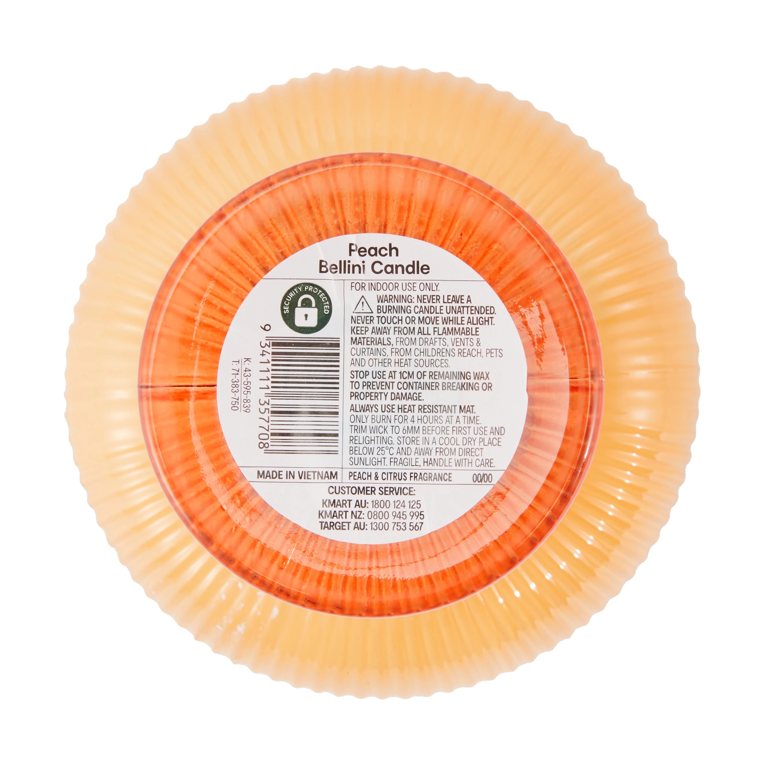 5 Peach Bellini Candle, 5 of 5