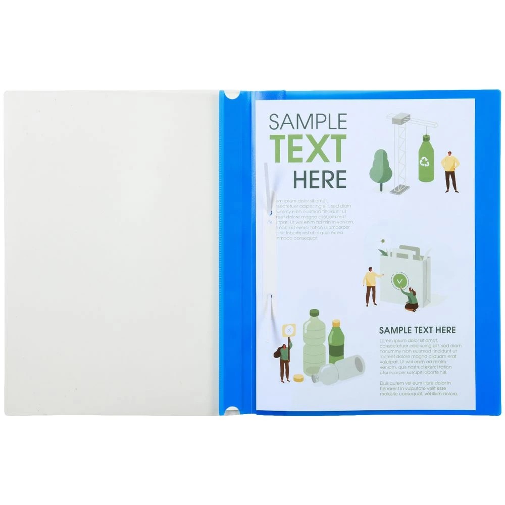 3 J.Burrows A4 Flat File Blue, 3 of 3