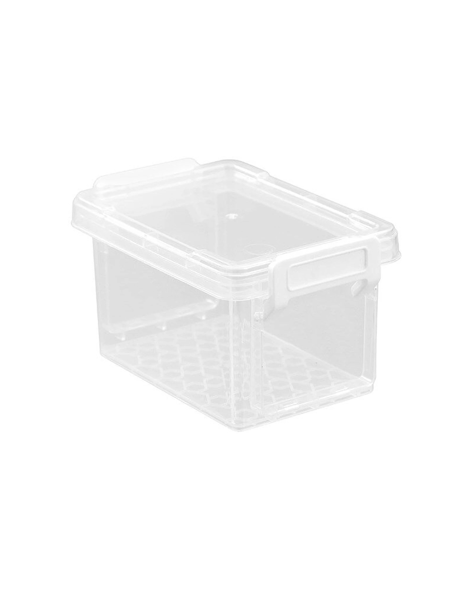 6 BOXSWEDEN Mini Storage Box 9 Pack Stackable Organiser 330ml Secure Handles - Multi, 6 of 9