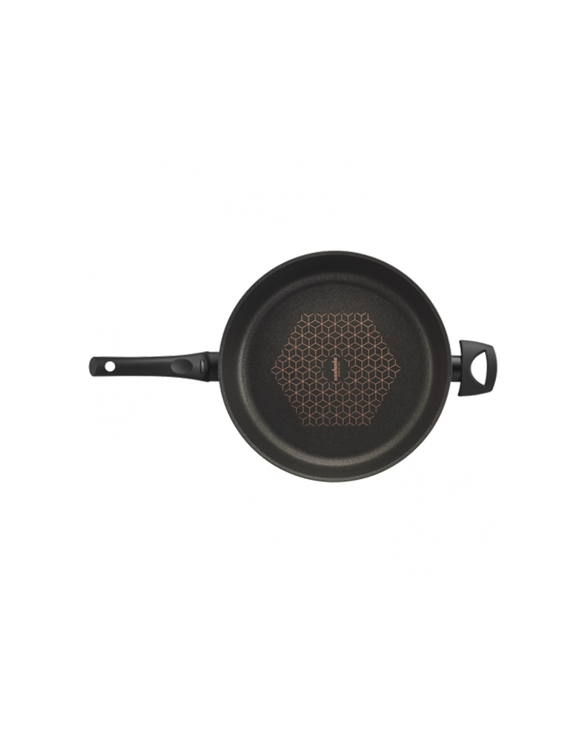 2 Essteele Per Salute 32cm Non-Stick Saute Pan with Glass Lid, Black - Black, 2 of 3