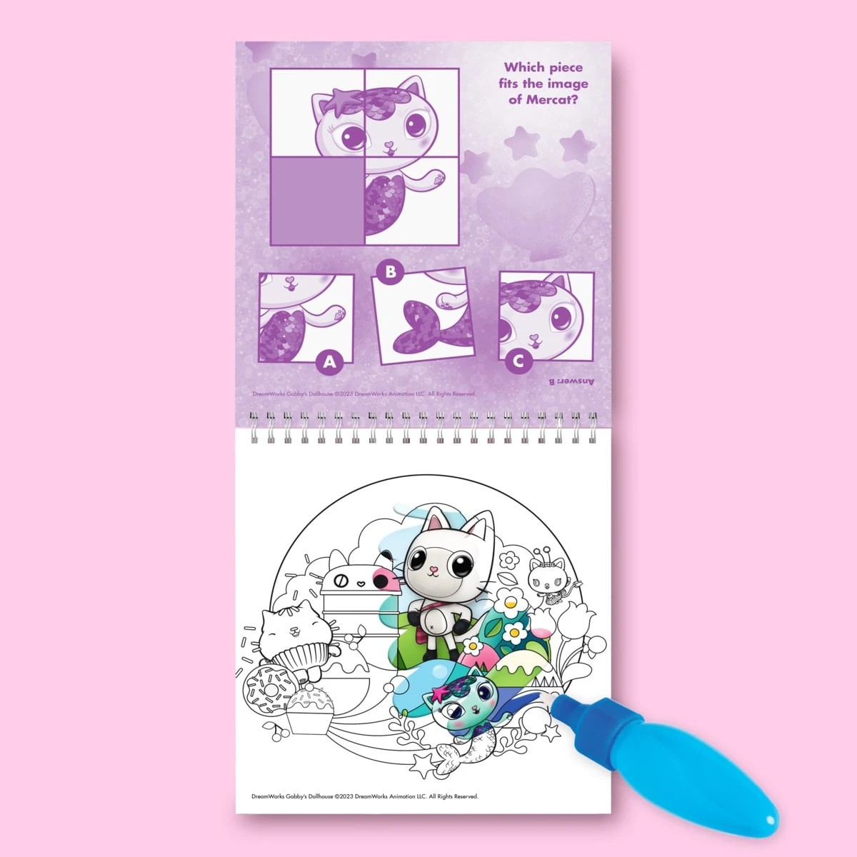 4 INKredibles DreamWorks Gabby's Dollhouse Water Wonder - Book, 4 of 5