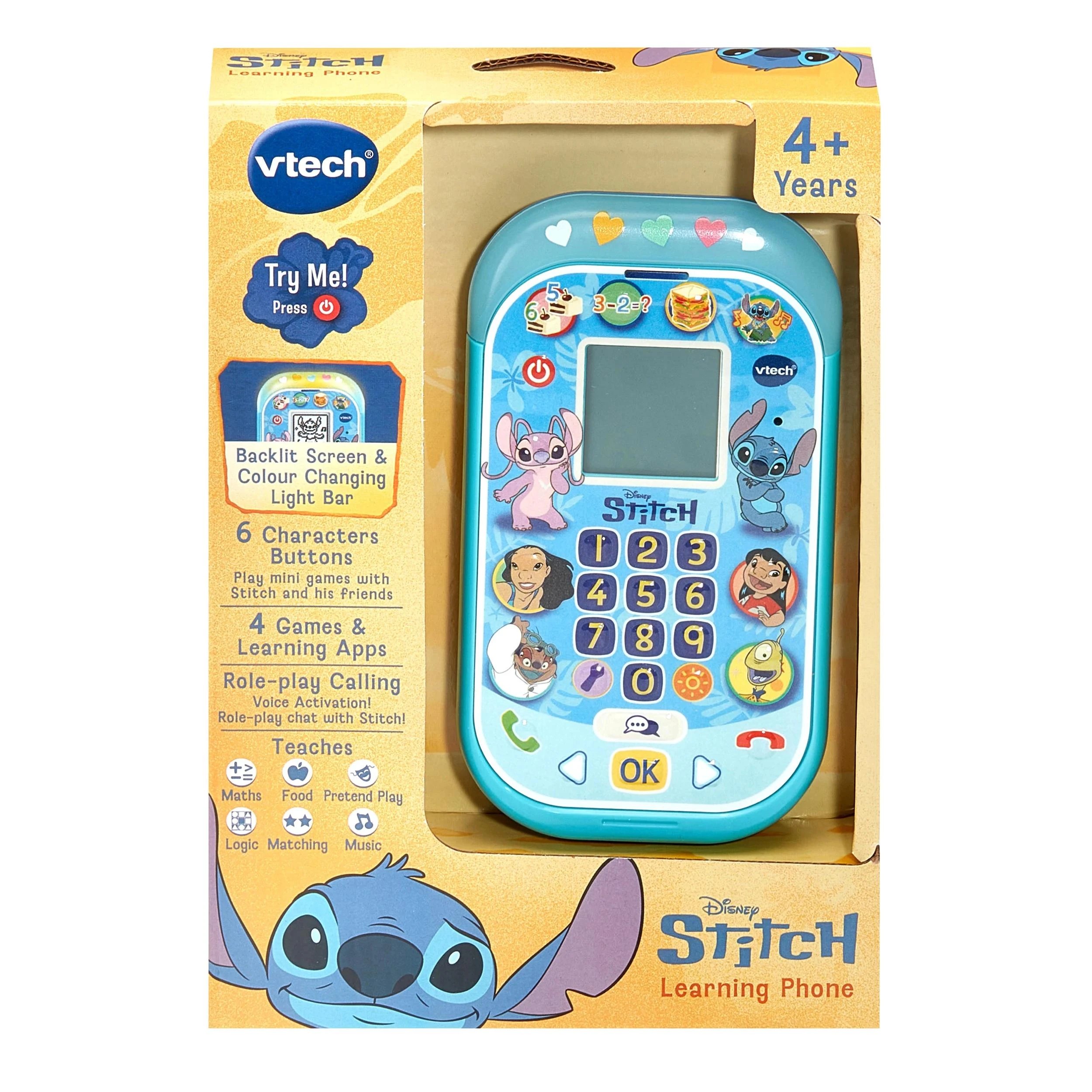 1 VTech Stitch Learning Phone Toy - Multi, 1 of 4