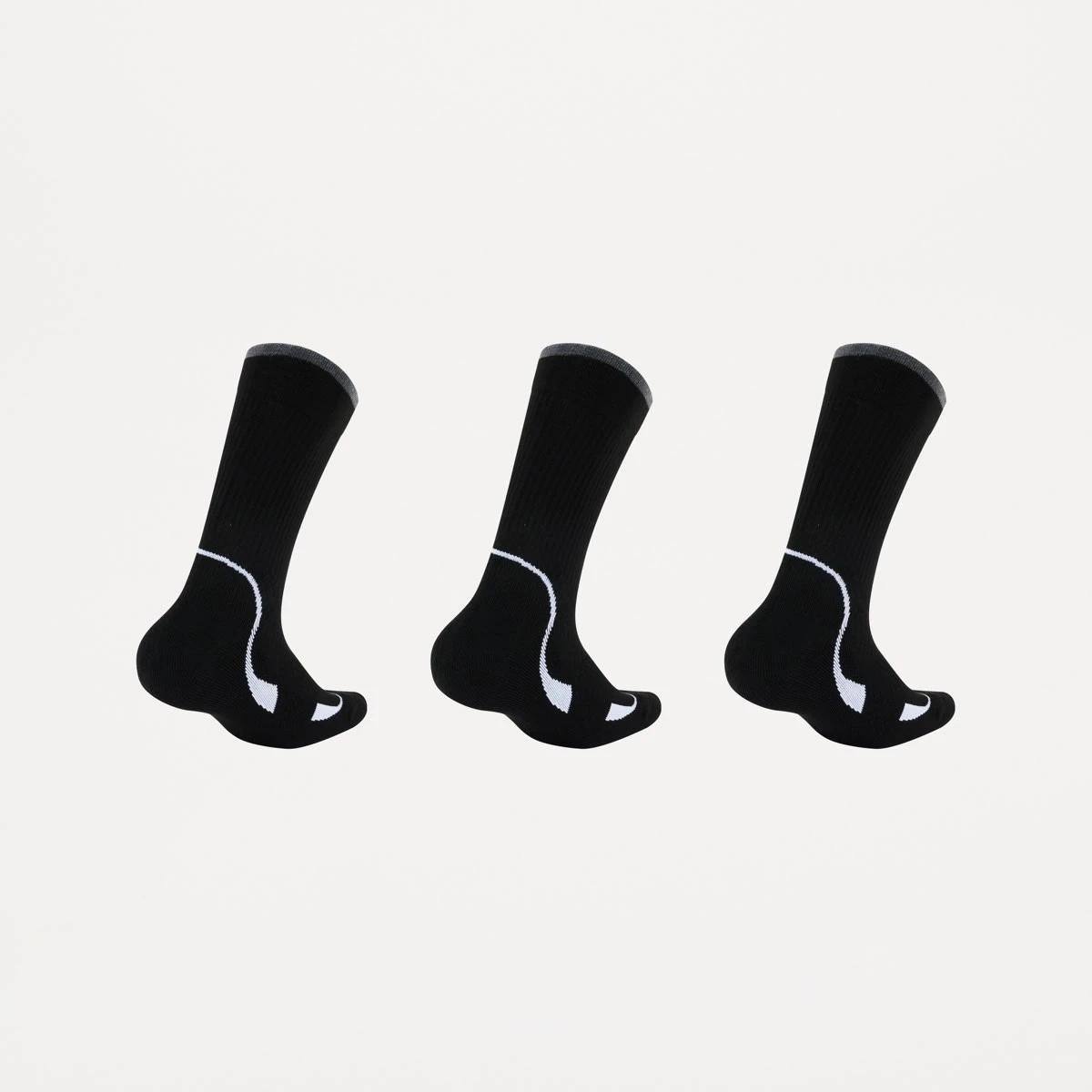 2 3 Pack Compression Crew Socks COMP BLACK, 2 of 3