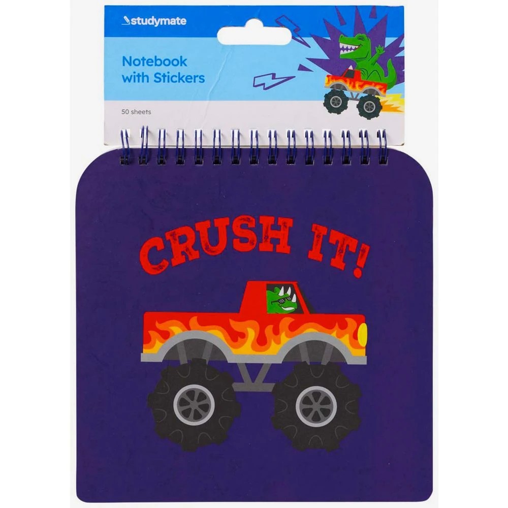 6 Studymate Dino Notebook with Stickers, 6 of 6