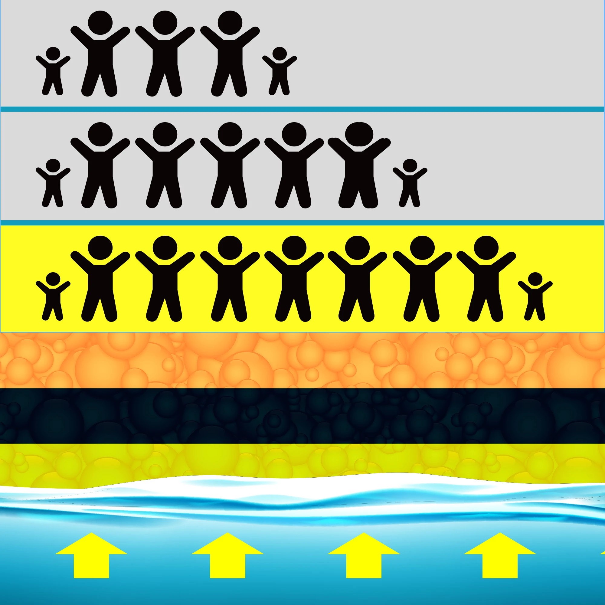 4 Weisshorn Floating Water Mat 5.5x1.8m Foam Pad Swimming Pool Island - Multi, 4 of 7