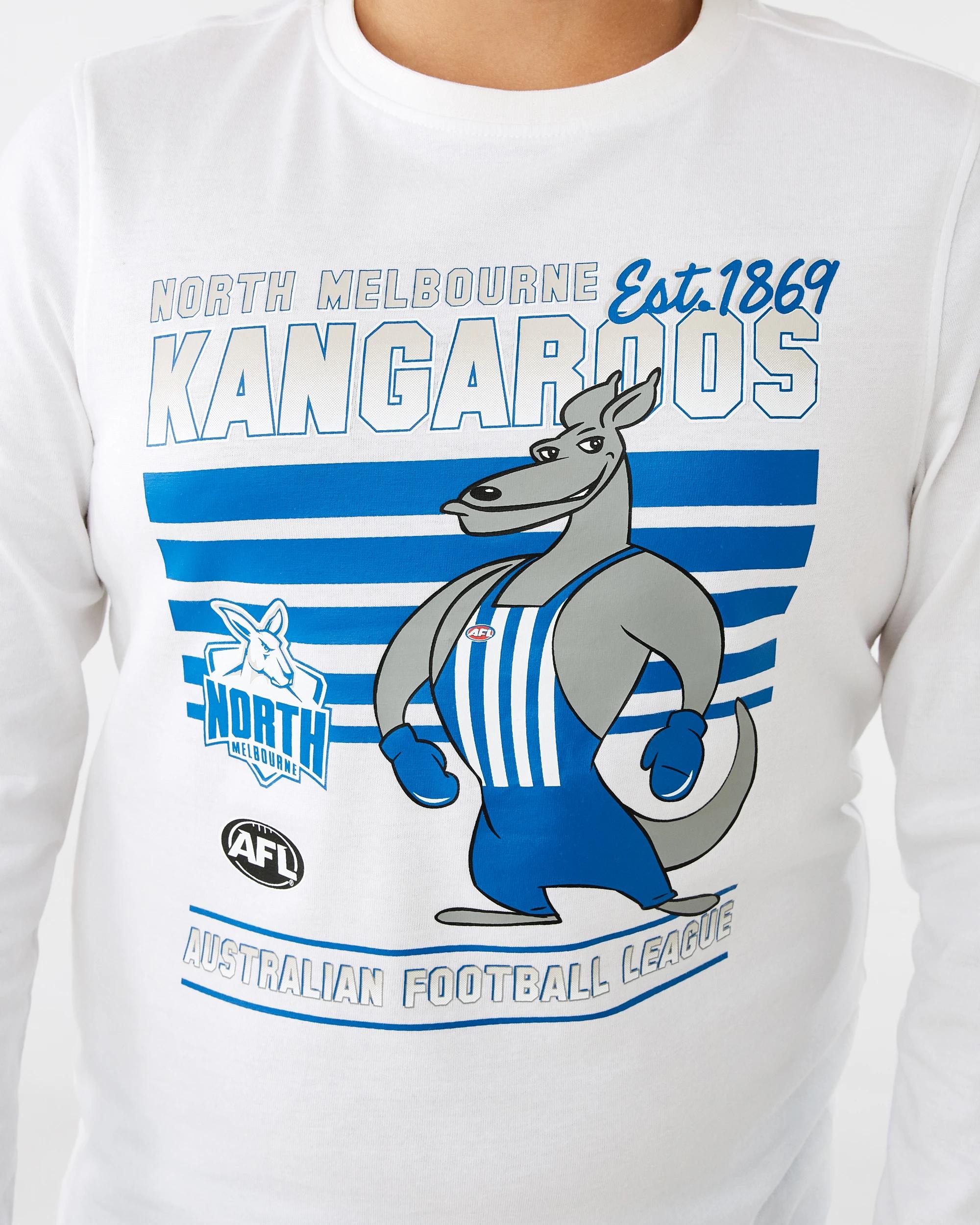 4 Official AFL Kids Pyjama Set Kangaroos, 4 of 6