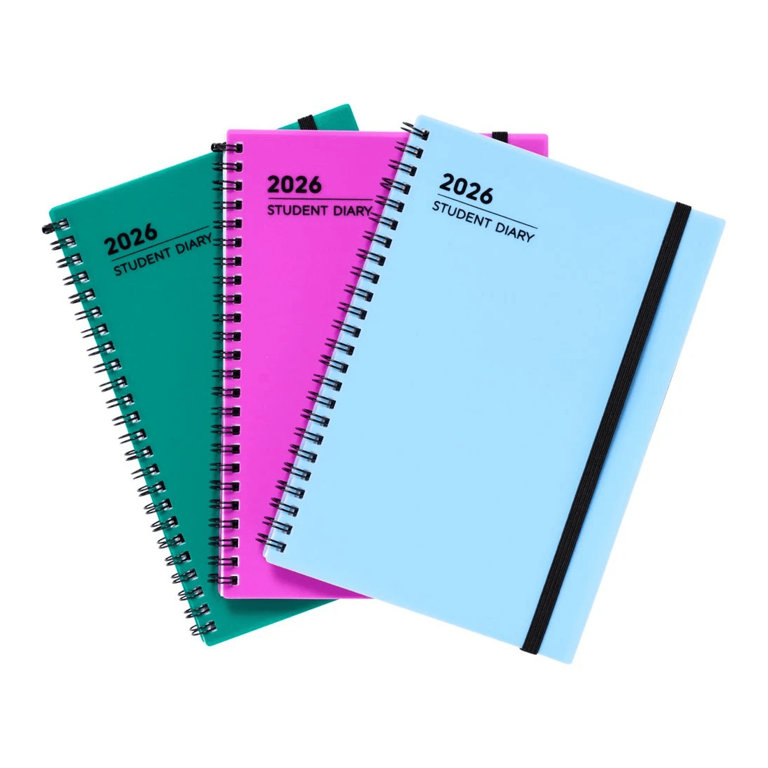 8 Studymate A5 Student Diary Week To View Fuchsia, 8 of 8