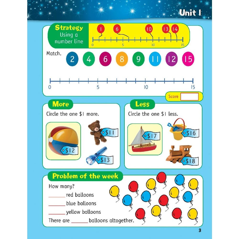 6 Targeting Mental Maths Student Book Year 1, 6 of 10