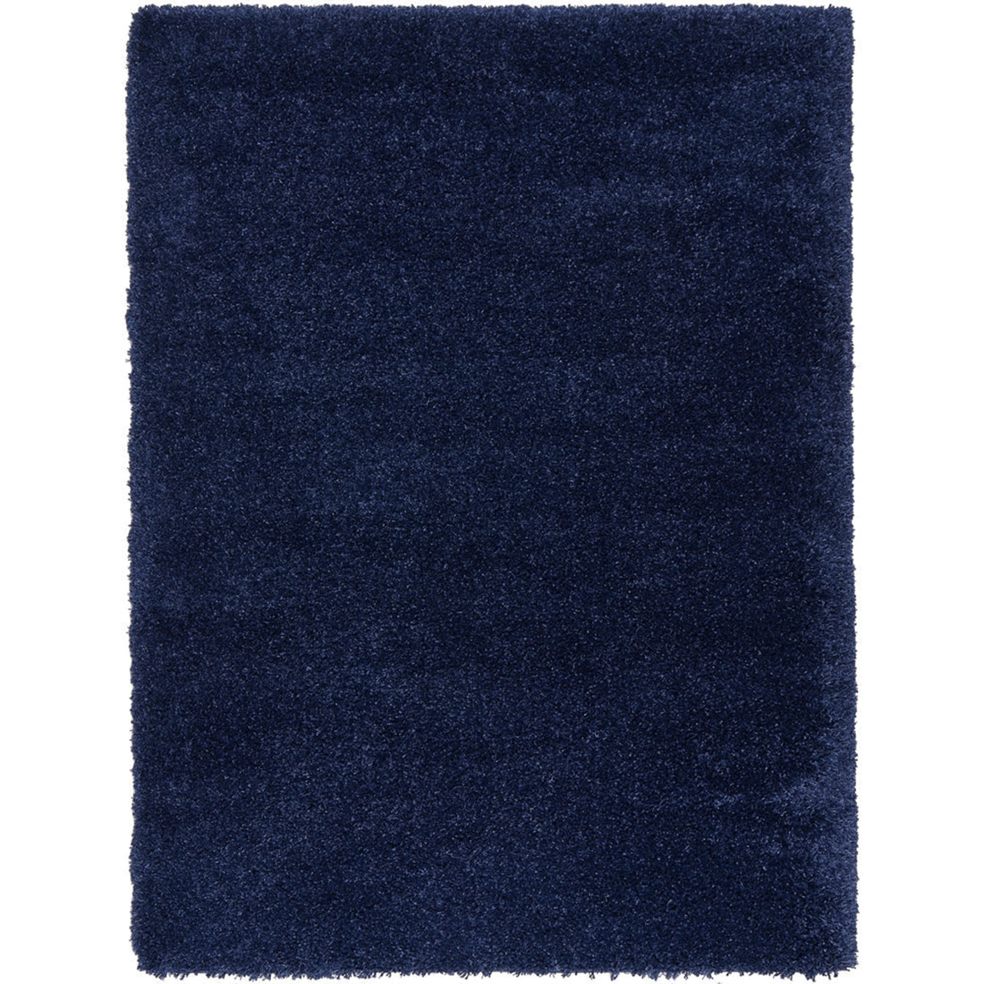 1 Rug Culture Laguna Denim Shag Rug - Navy Blue, 40 mm Polypropylene, Made in Turkey - Blue, 1 of 9