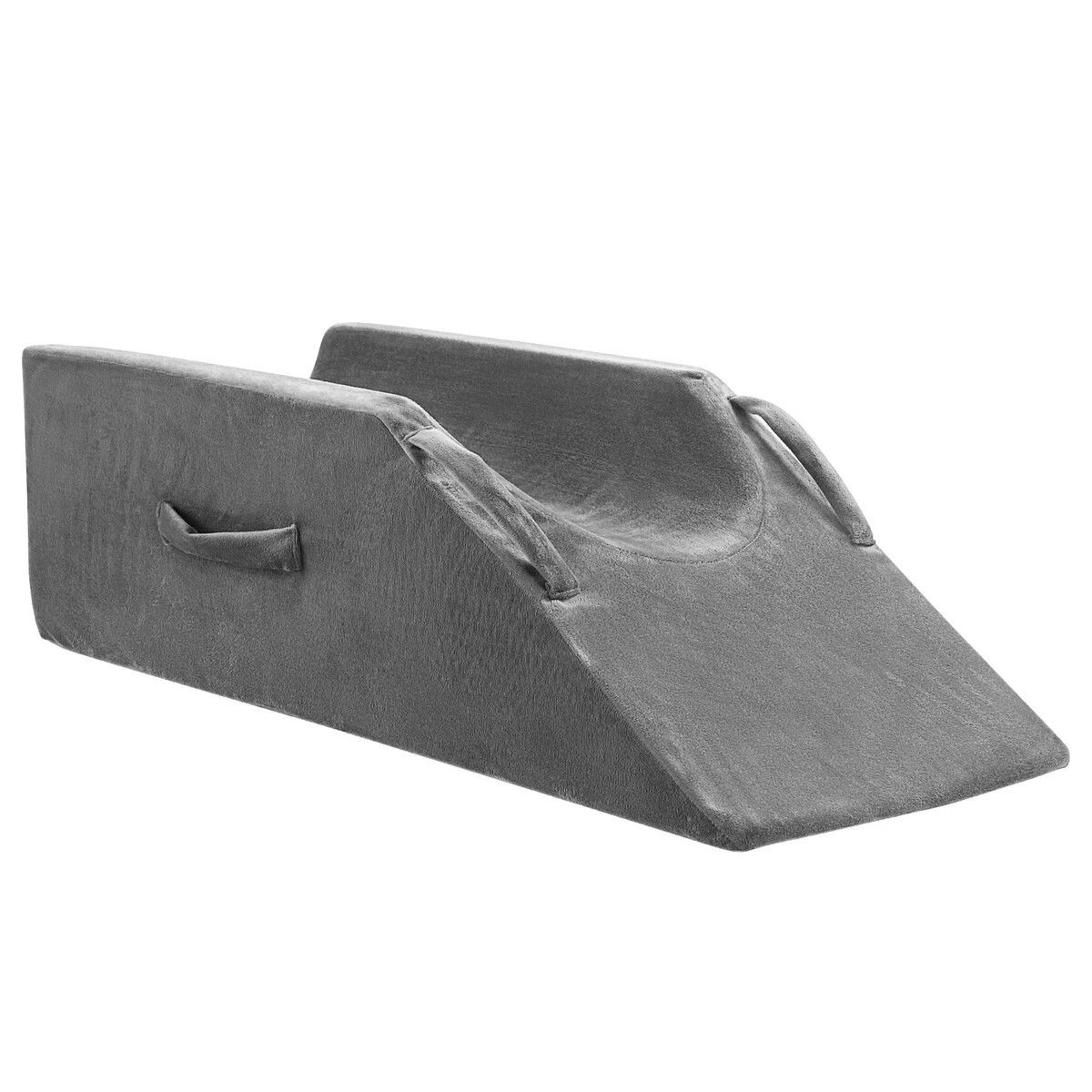 1 LUXDREAM Leg Elevation Pillow Bed Wedge Foam Contour Ergonomic Support Cushion Rest Raiser with Cover Handles, 1 of 3