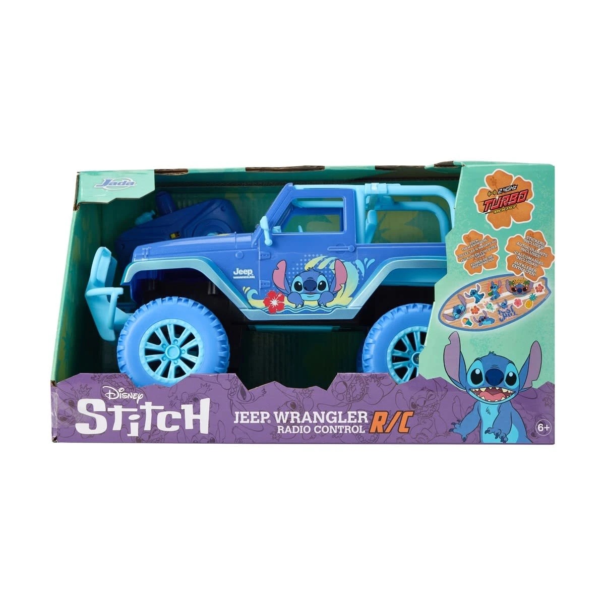 1 Jada Disney Lilo & Stitch Radio Control Jeep Wrangler Toy, 1 of 9
