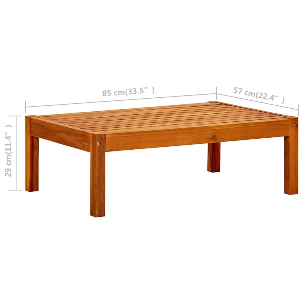 6 vidaXL Garden table Simplistic - Brown, 6 of 6