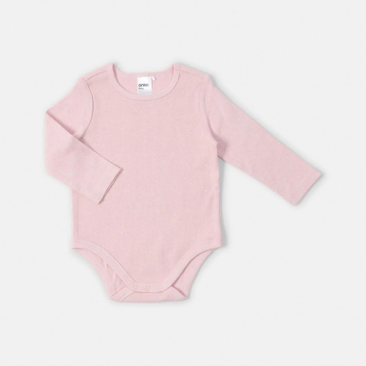 4 3 Pack Bodysuits Pink Hrt, 4 of 8