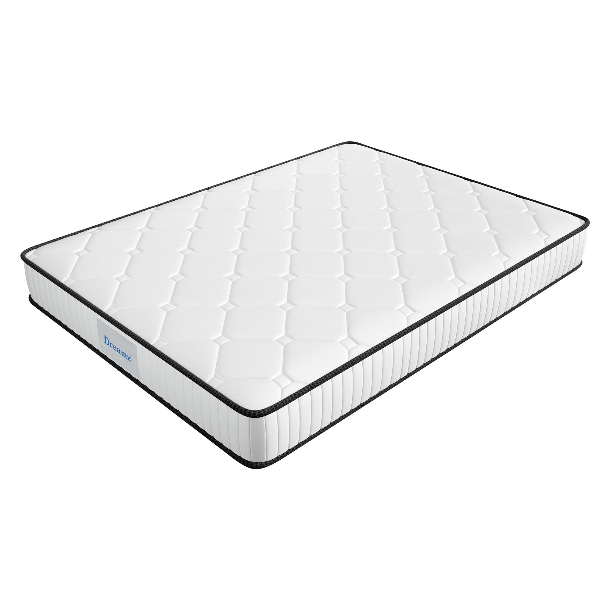 1 DreamZ King Spring Mattress Medium Firm 5-Zone Support Breathable Fabric Cover, 1 of 7