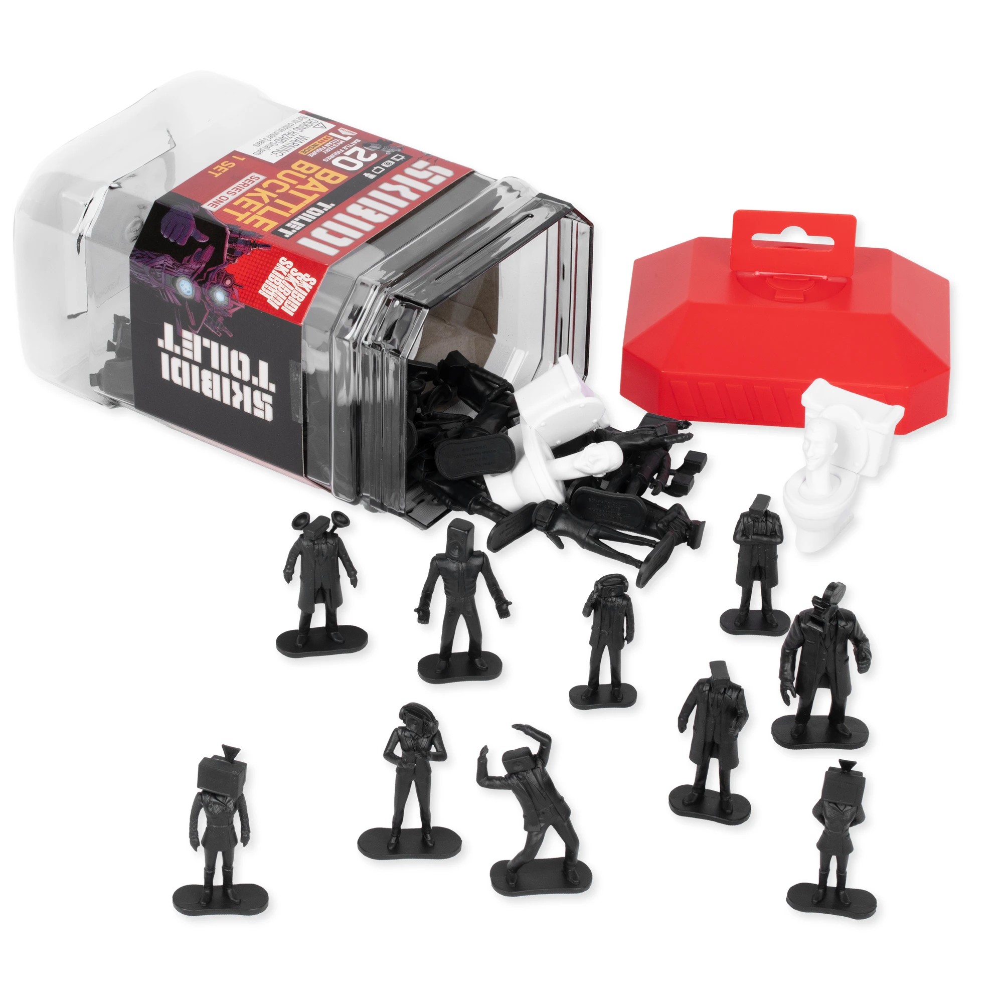 4 20 Piece Skibidi Toilet Battle Bucket, 4 of 5
