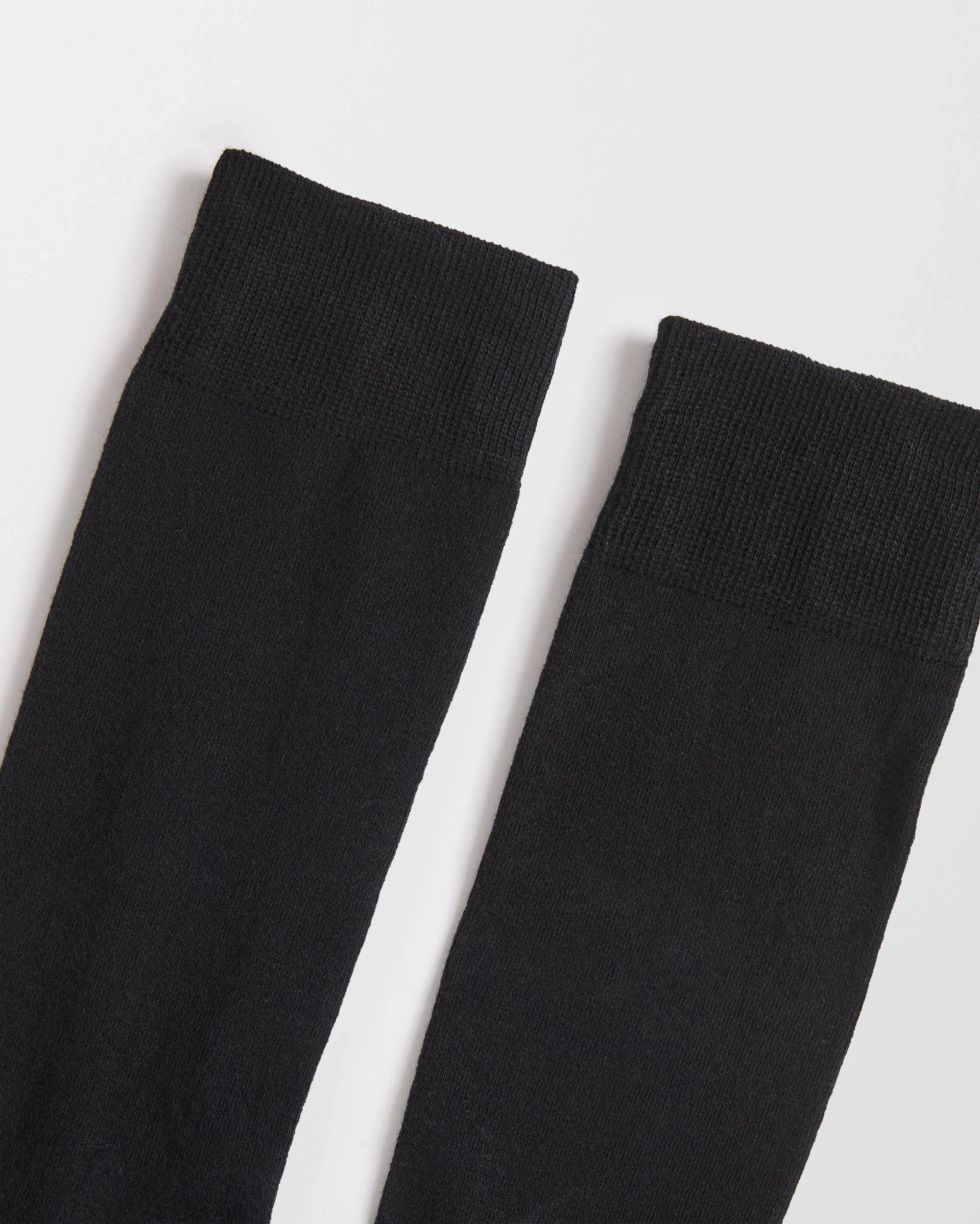 2 Mens Pillow Feet Socks Crew Cut 2 Pack - Bonds BLACK, 2 of 3