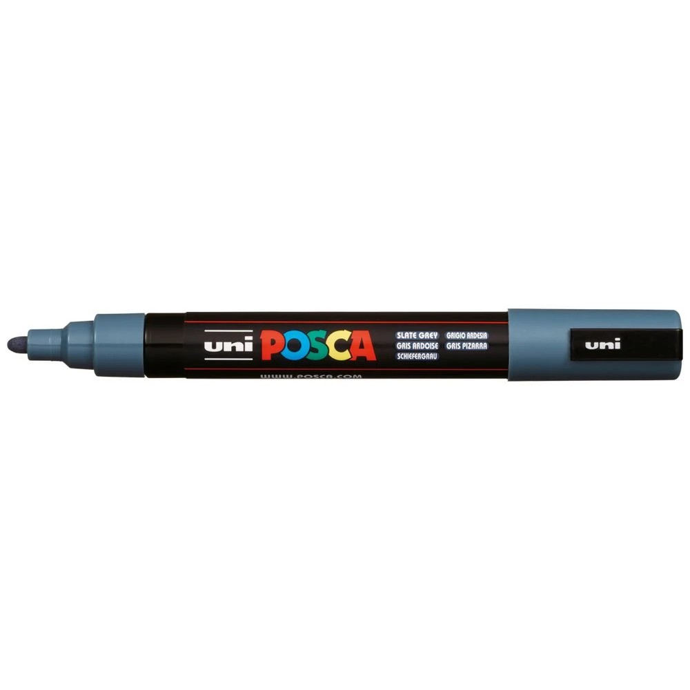 1 POSCA PC 5M Paint Marker Slate Grey, 1 of 9