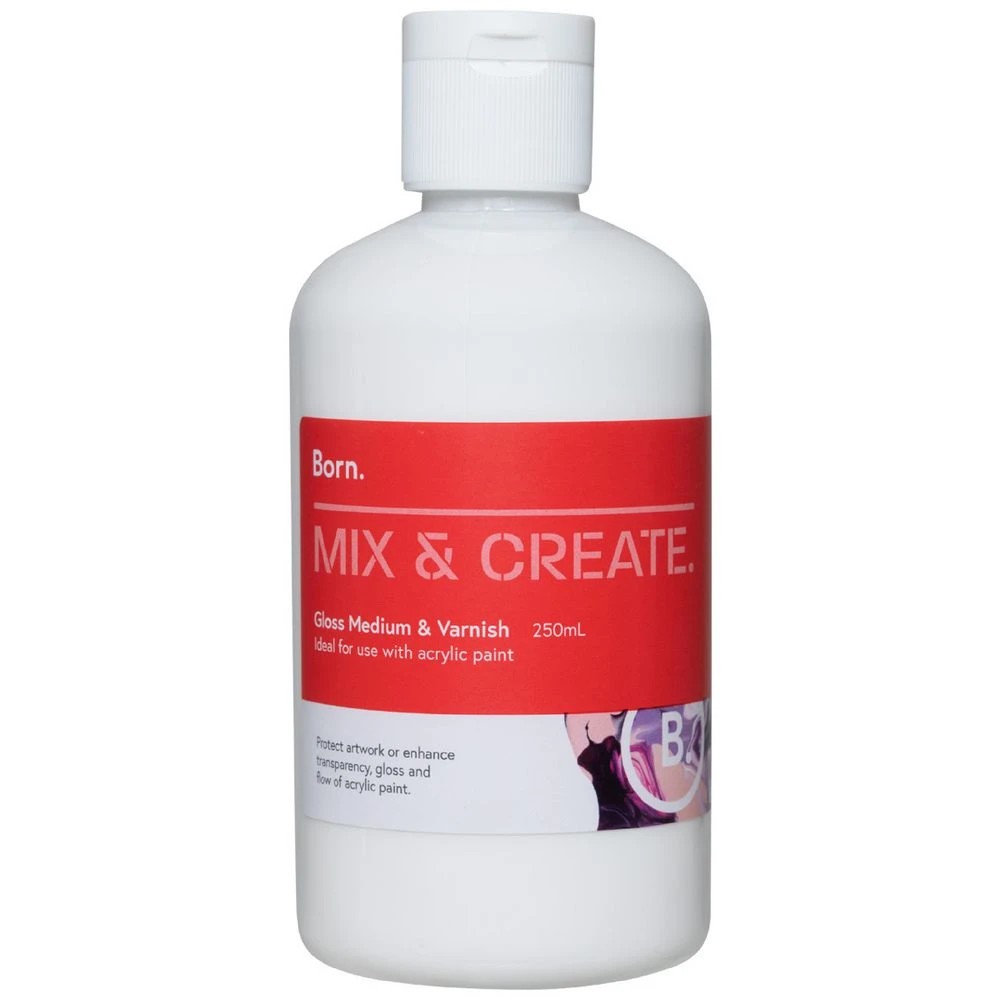 1 Born Varnish Medium Glossy 250mL, 1 of 1