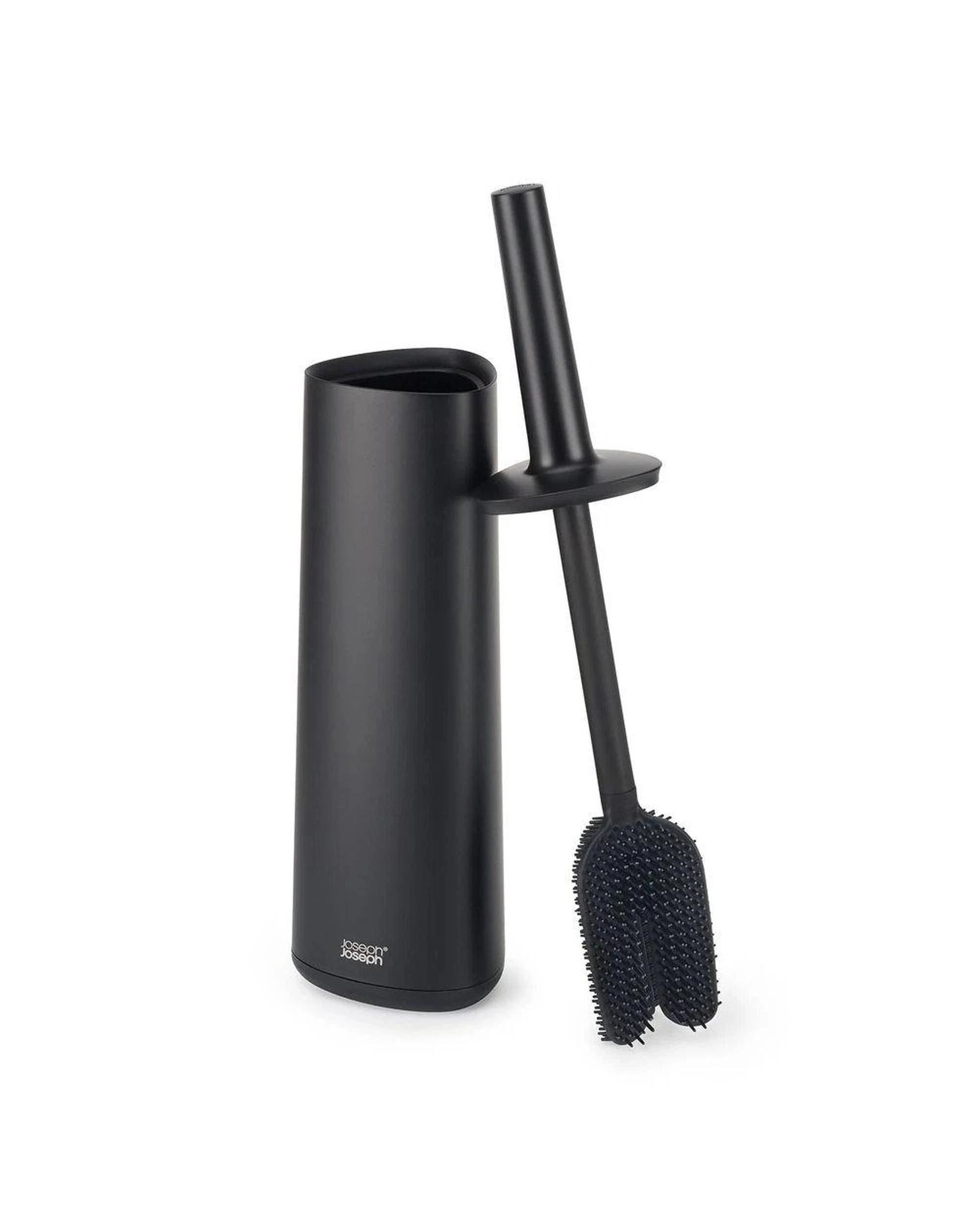 2 Joseph Joseph Flex 360 Toilet Brush Black - Black, 2 of 9