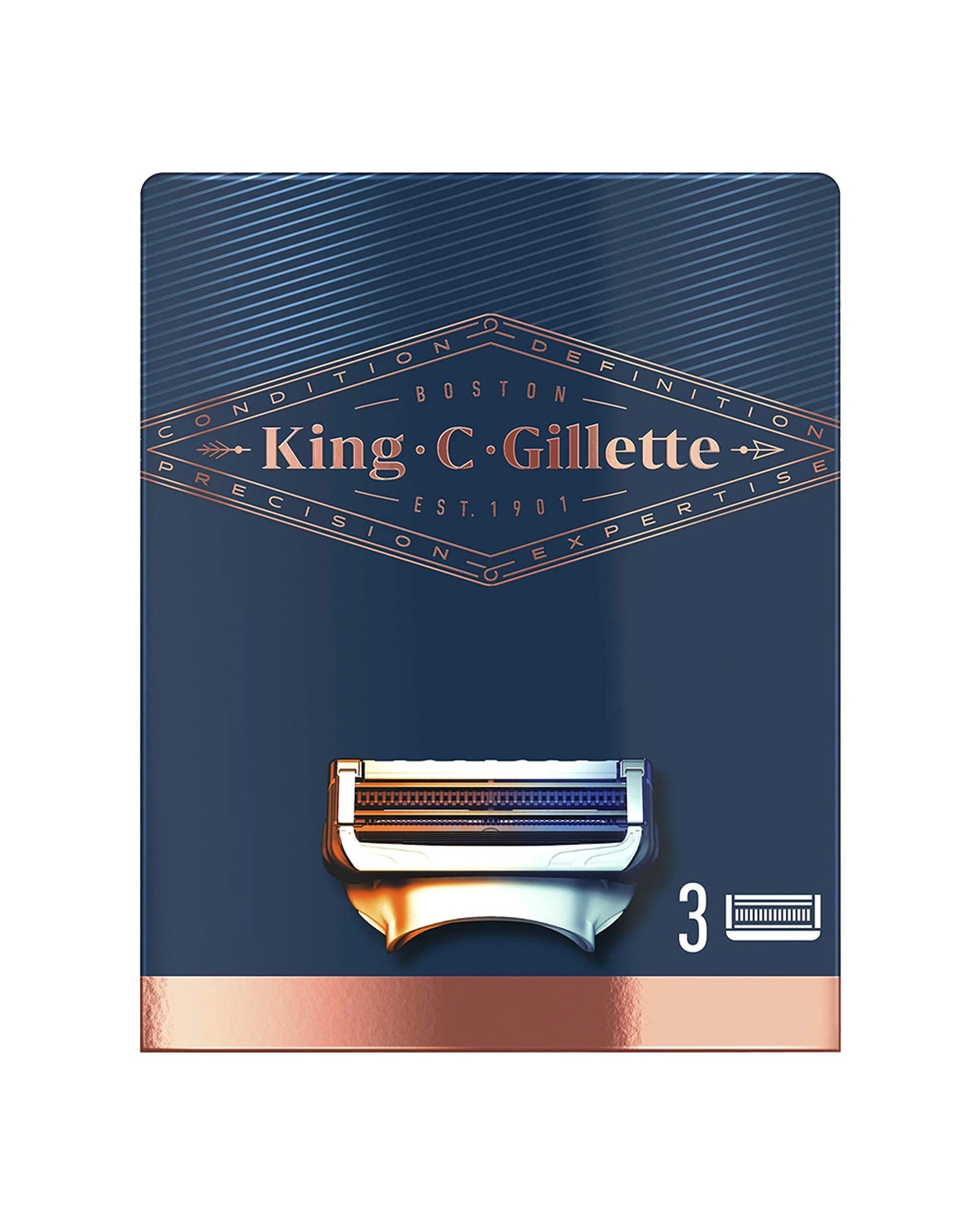 1 King C. Gillette Neck Razor 3 Blades, 1 of 4