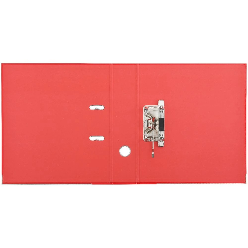 4 J.Burrows A4 Lever Arch 2-Ring Binder Gloss Red, 4 of 6