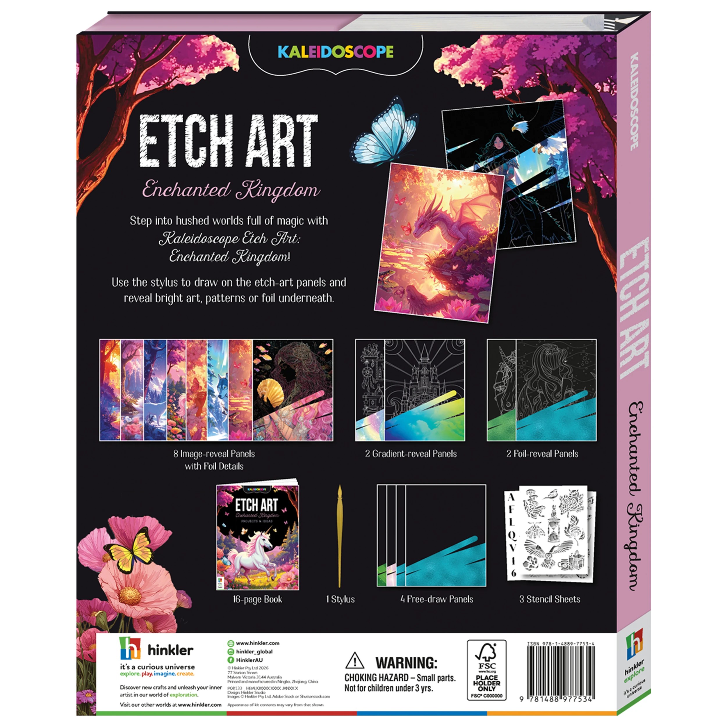 2 Kaleidoscope Etch Art Enchanted Kingdom - Book, 2 of 7