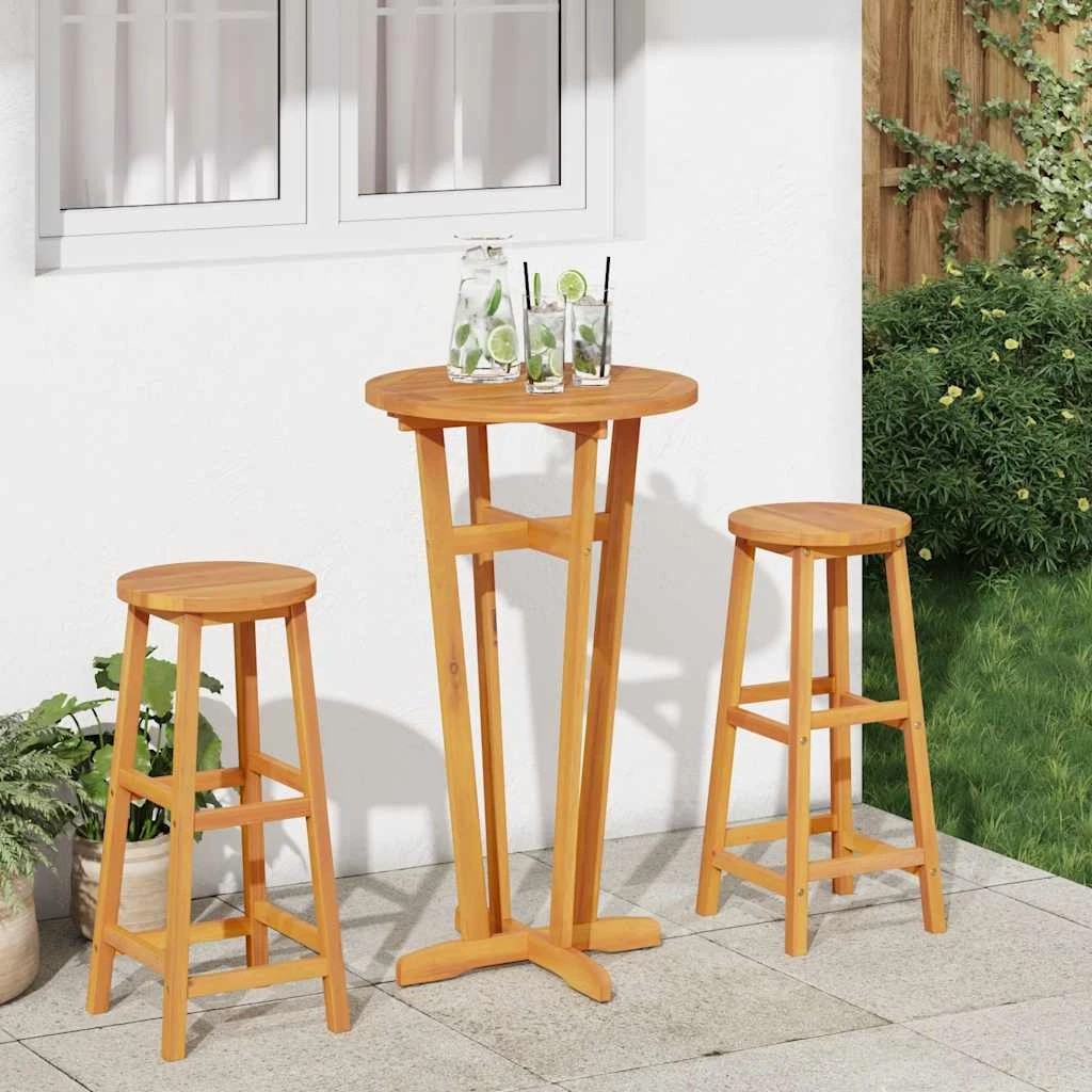 3 vidaXL garden bar table Durable - Brown, 3 of 9