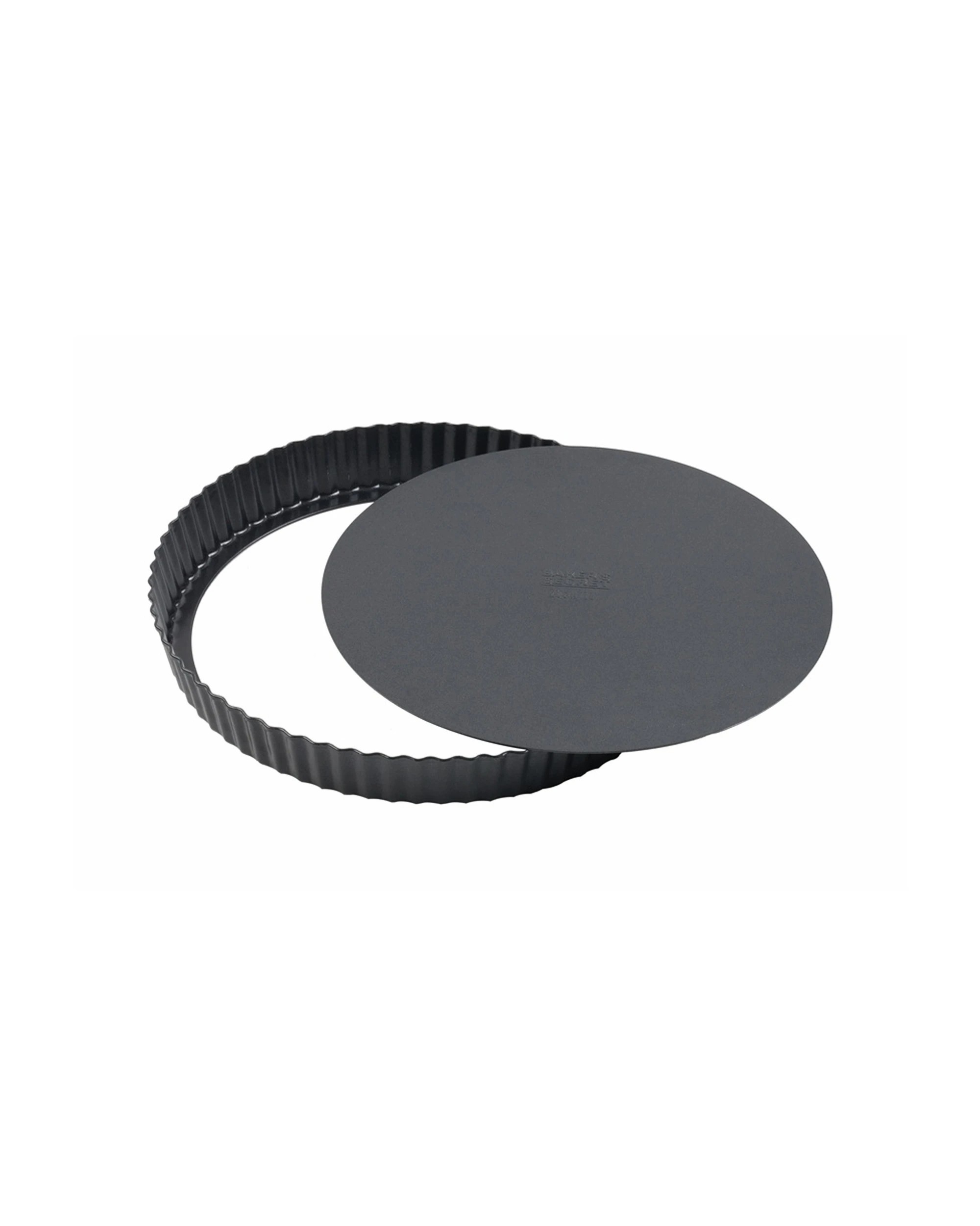 3 Bakers Secret Ultimate Non-Stick Loose Base Round Tart Quiche Pan 28cm - Black, 3 of 5