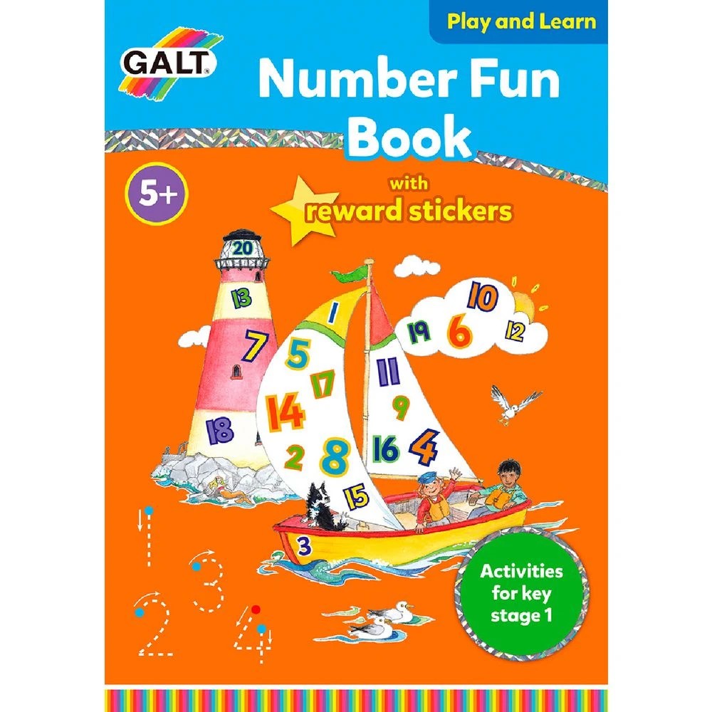 1 Galt Number Fun Activity Book, 1 of 2