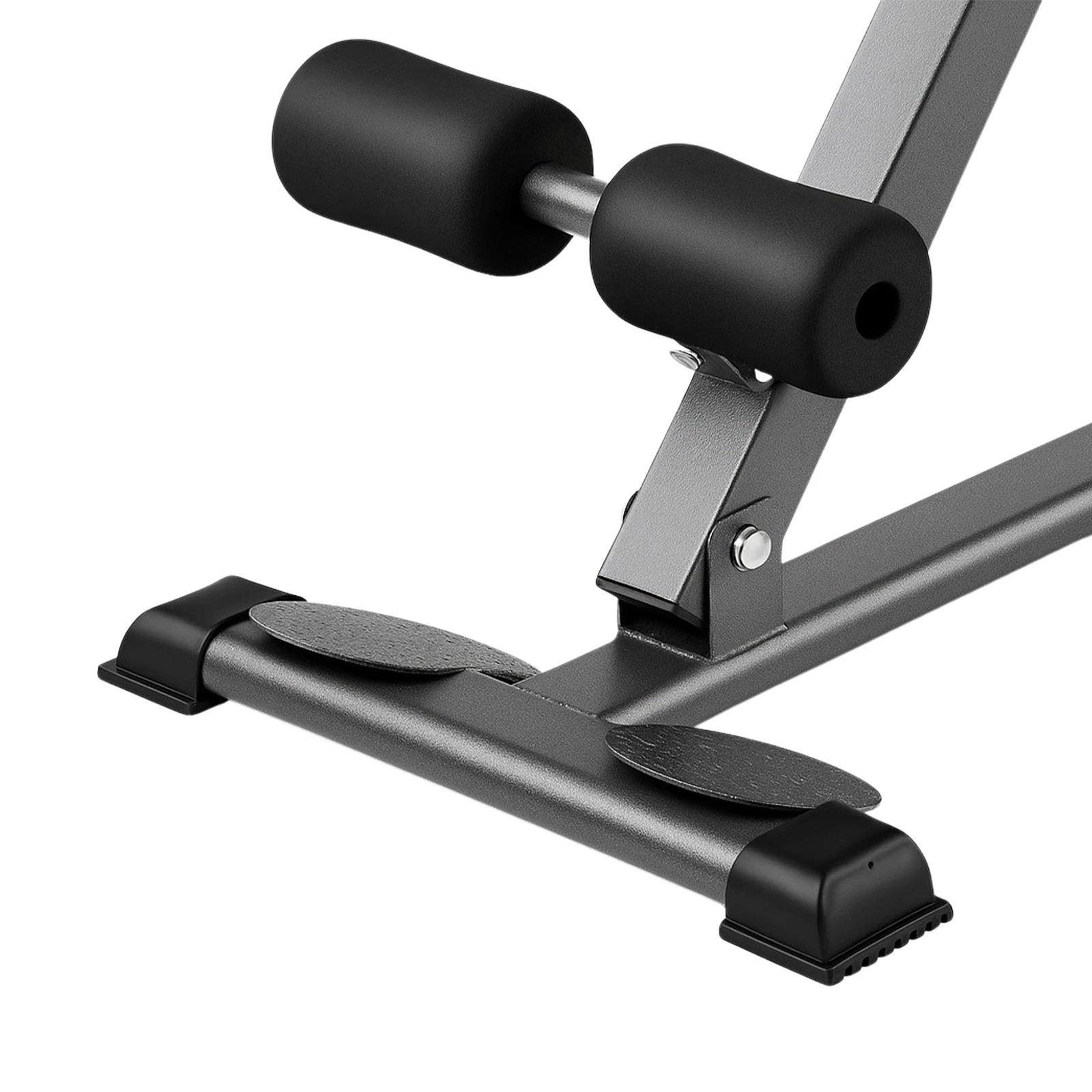 4 Genki Weight Bench Roman Chair Back Hyperextension Ab Workout - Black, 4 of 4