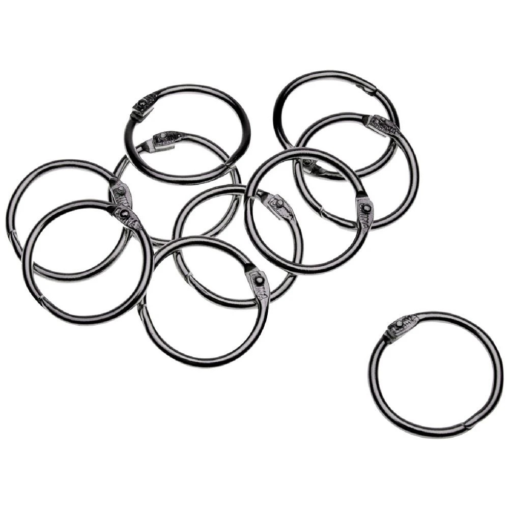 1 Esselte 19 mm Book Rings 100 Pack, 1 of 1