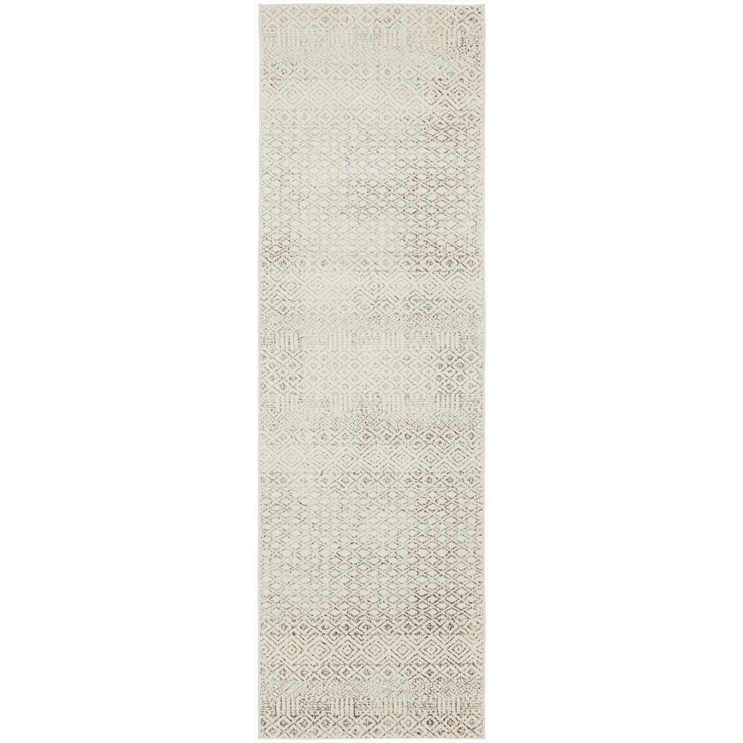 2 Common Ground Rugs Encore 265 500x80cm - Extra Large Runner Power Loomed Pet Friendly Rug - Silver, 2 of 9