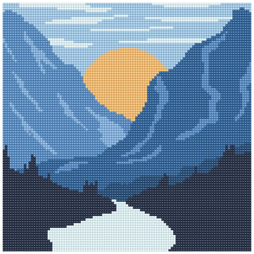 2 Craftsmart Crystal Canvas 28x28 Valley, 2 of 2