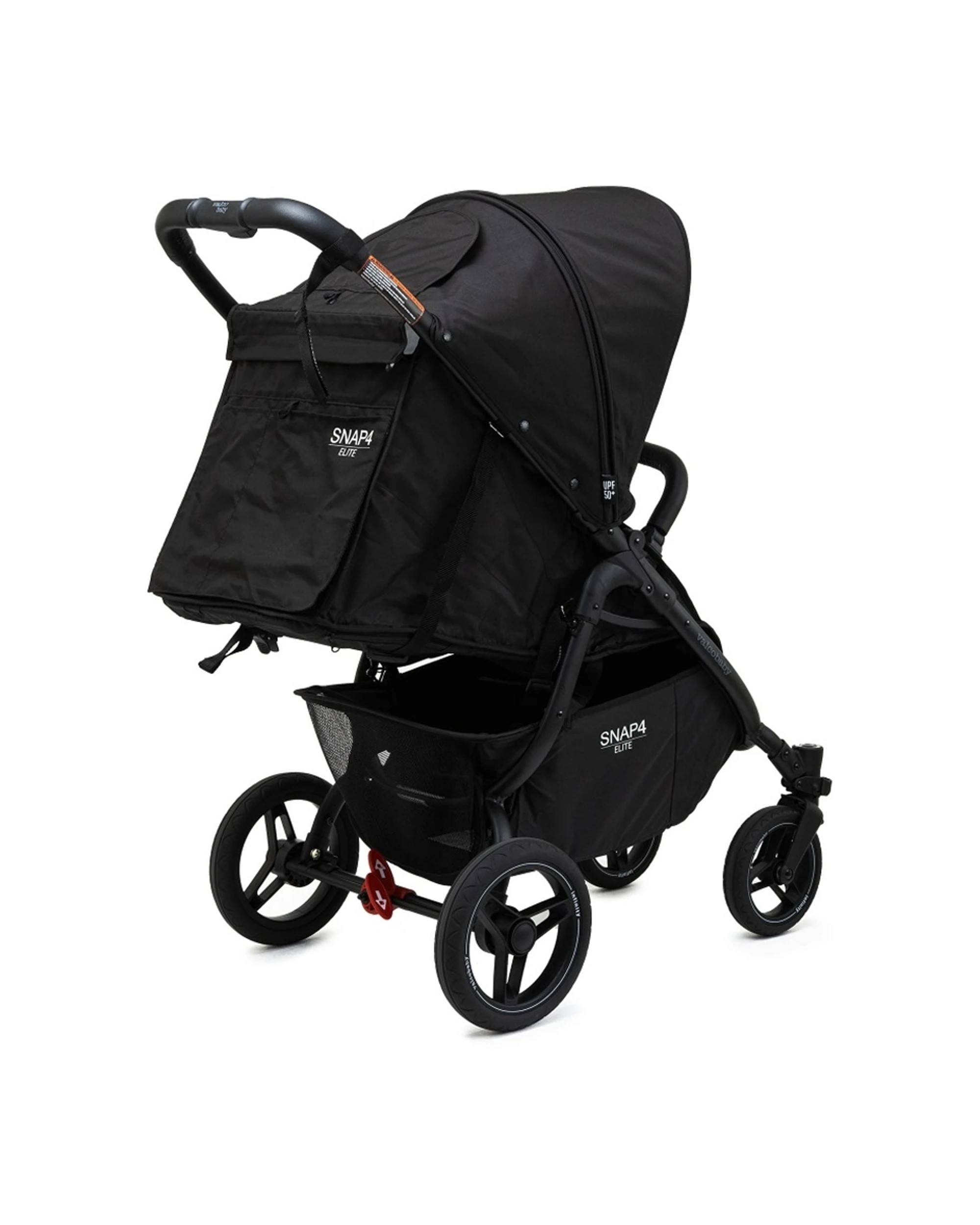5 Valcobaby Snap 4 Elite Pram Stroller Lightweight All-Terrain Infinity - Black, 5 of 8