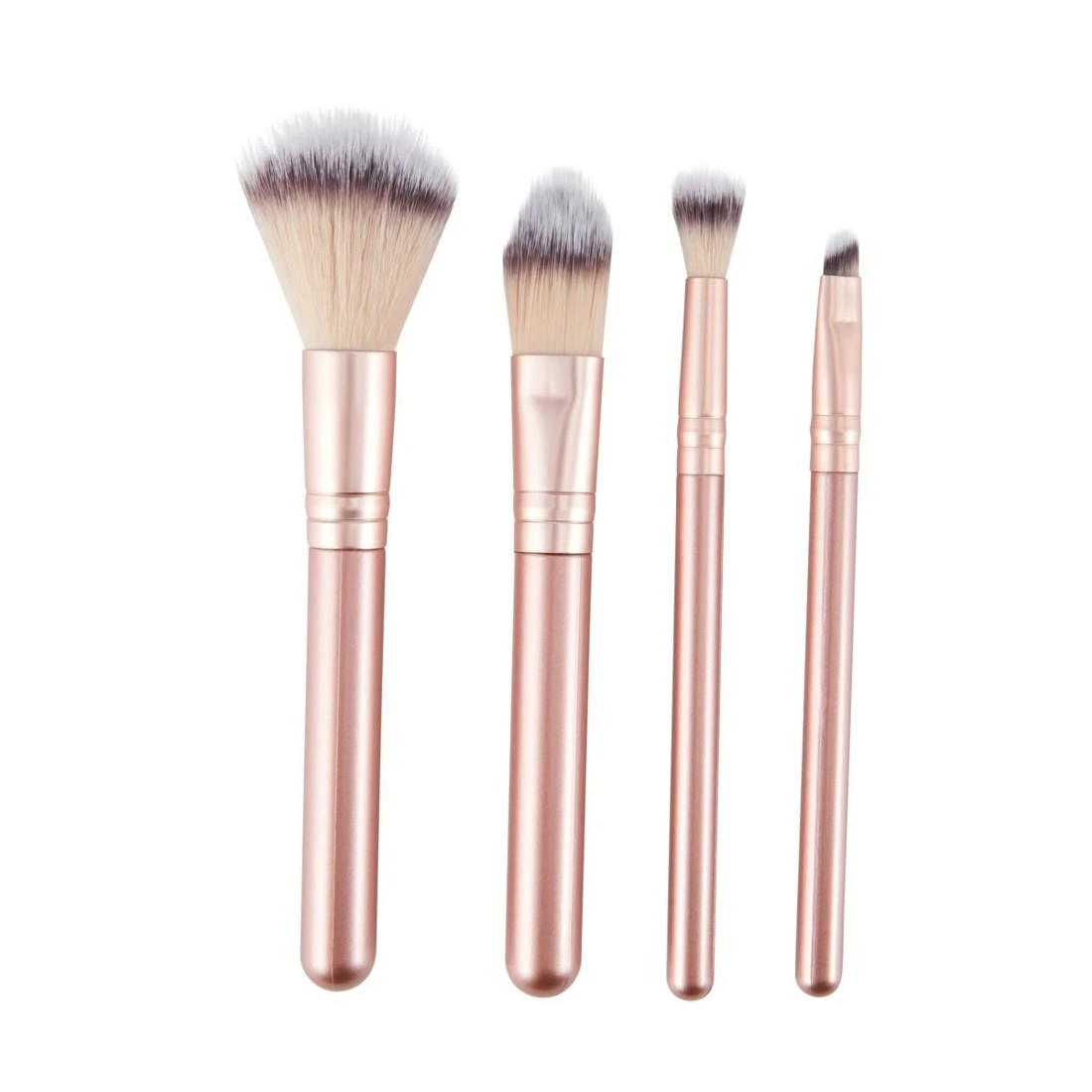 4 OXX Cosmetics 4 Piece Mini Brush Set - Pink, 4 of 6