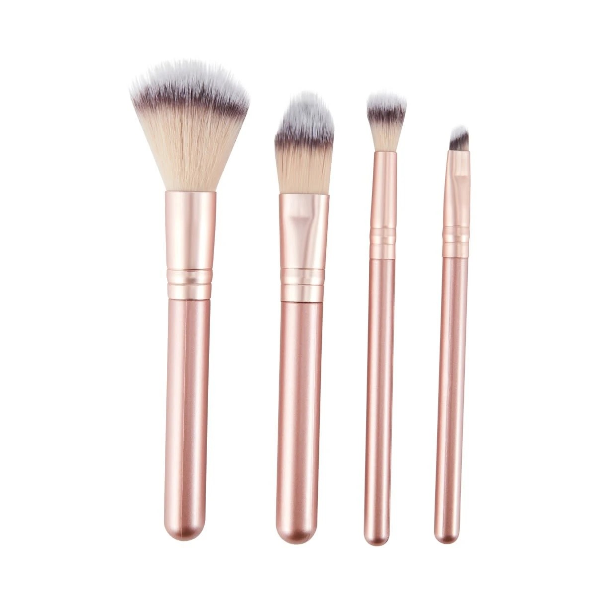 4 OXX Cosmetics 4 Piece Mini Brush Set - Pink, 4 of 6