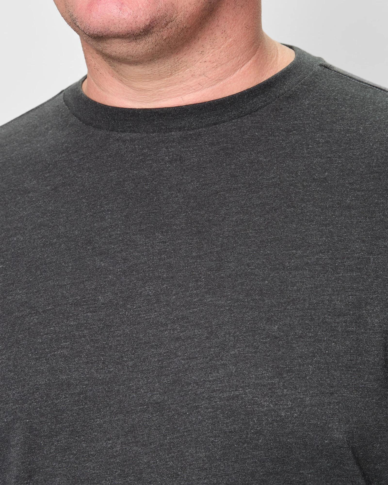 5 Target Man Plus Plus Size Australian Cotton Long Sleeve T-Shirt CHARCOAL, 5 of 5