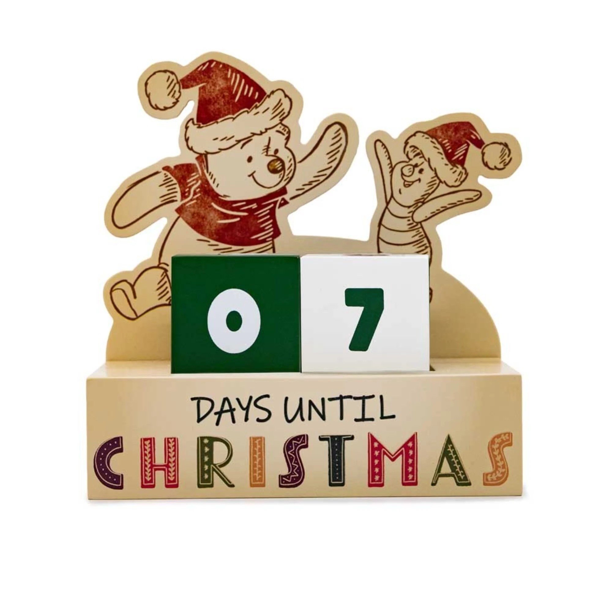 2 Disney - Winnie the Pooh - Pooh & Piglet Christmas Countdown Decoration, 2 of 3