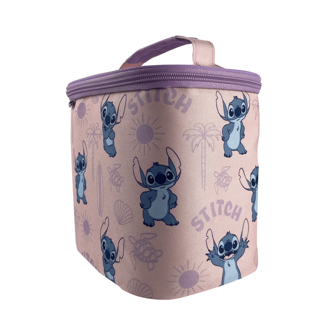 2 Disney Lilo & Stitch Lilac Top Loader Lunch Bag, 2 of 3