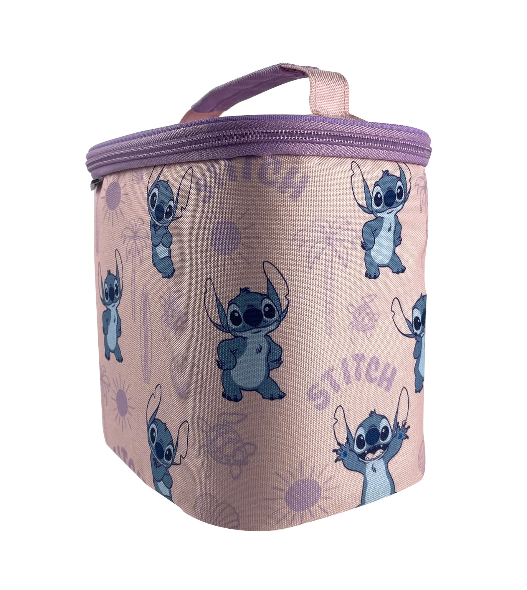 3 Disney Lilo & Stitch Lilac Top Loader Lunch Bag, 3 of 4