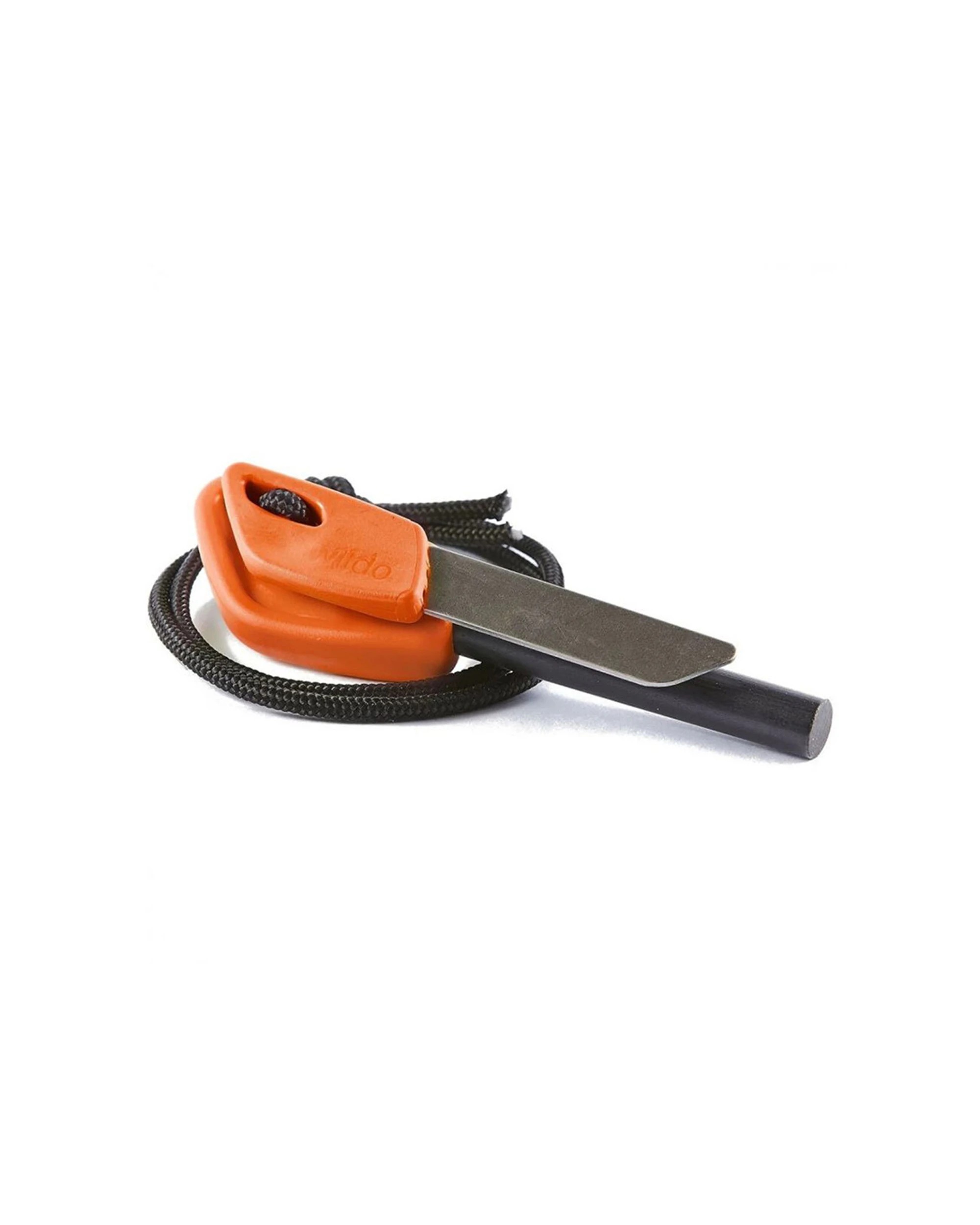 1 Wildo Fire-Flash Starter Small Steel Lighter All Weather Made In Sweden - Orange, 1 of 3