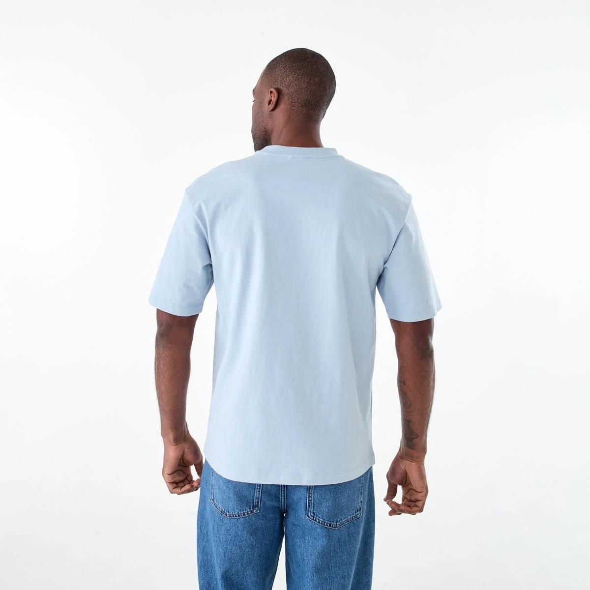 3 Oversized Heavyweight T-shirt FOG BLUE, 3 of 6