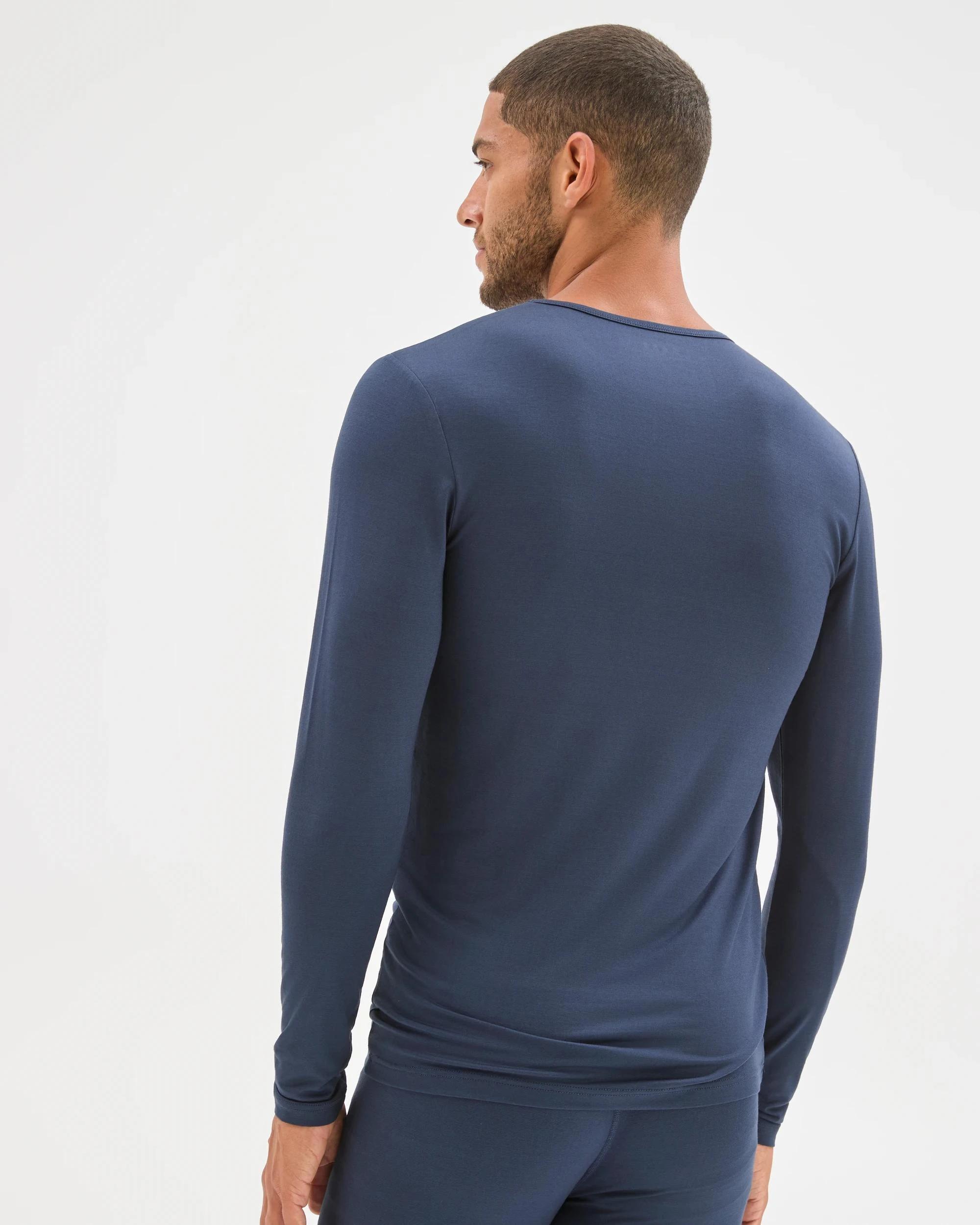 5 Maxx Heat Innovation Long Sleeve Thermal Top NAVY, 5 of 6