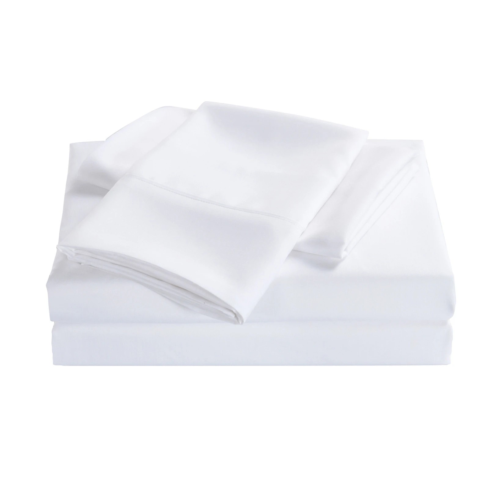1 Royal Comfort 2000 Thread Count Bamboo Cooling Sheet Set Ultra Soft Bedding - King Single Bed - White, 1 of 4