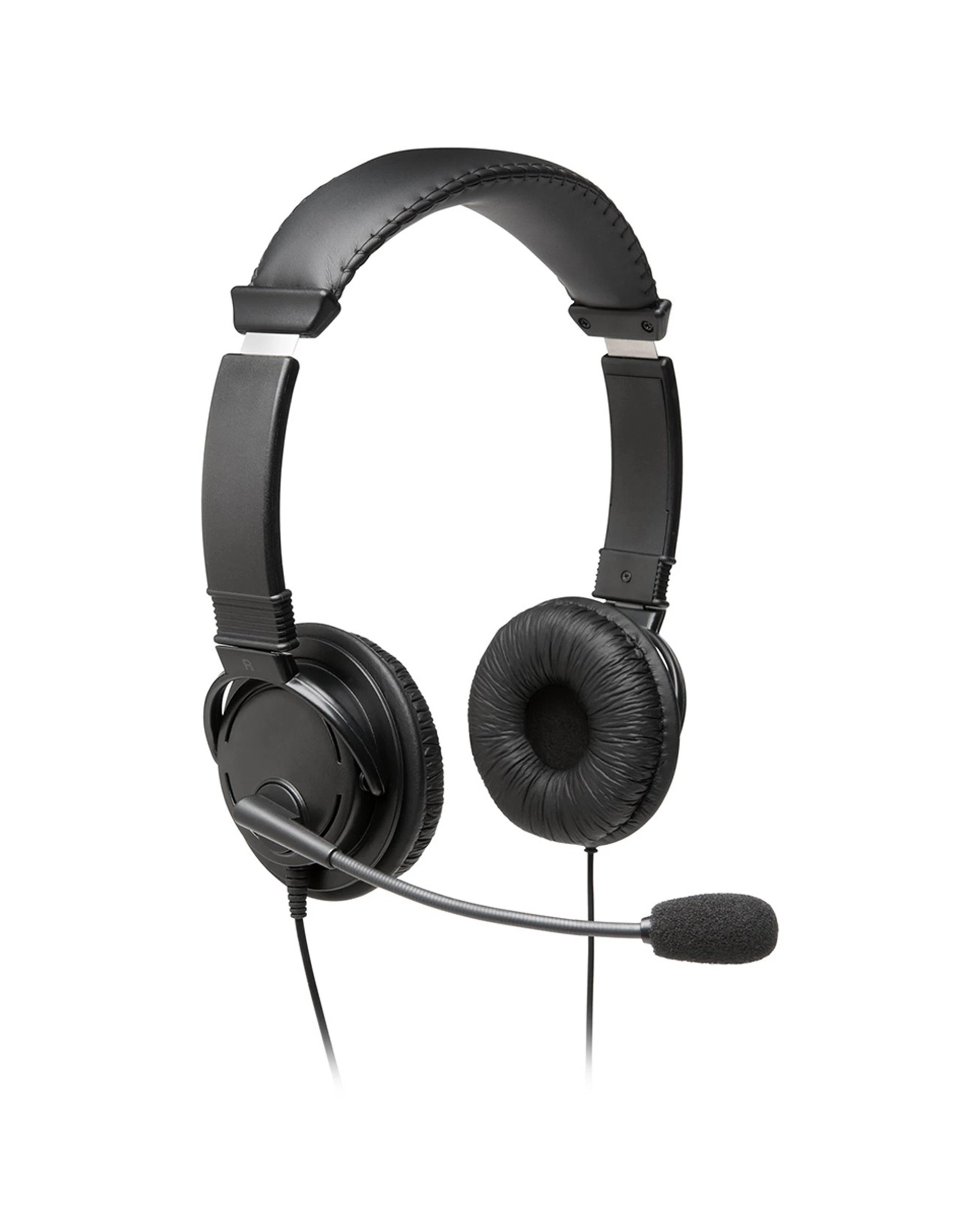 1 Kensington Hi-Fi Headphones Noise Cancelling Microphone Leatherette Ear Pads - Black, 1 of 7