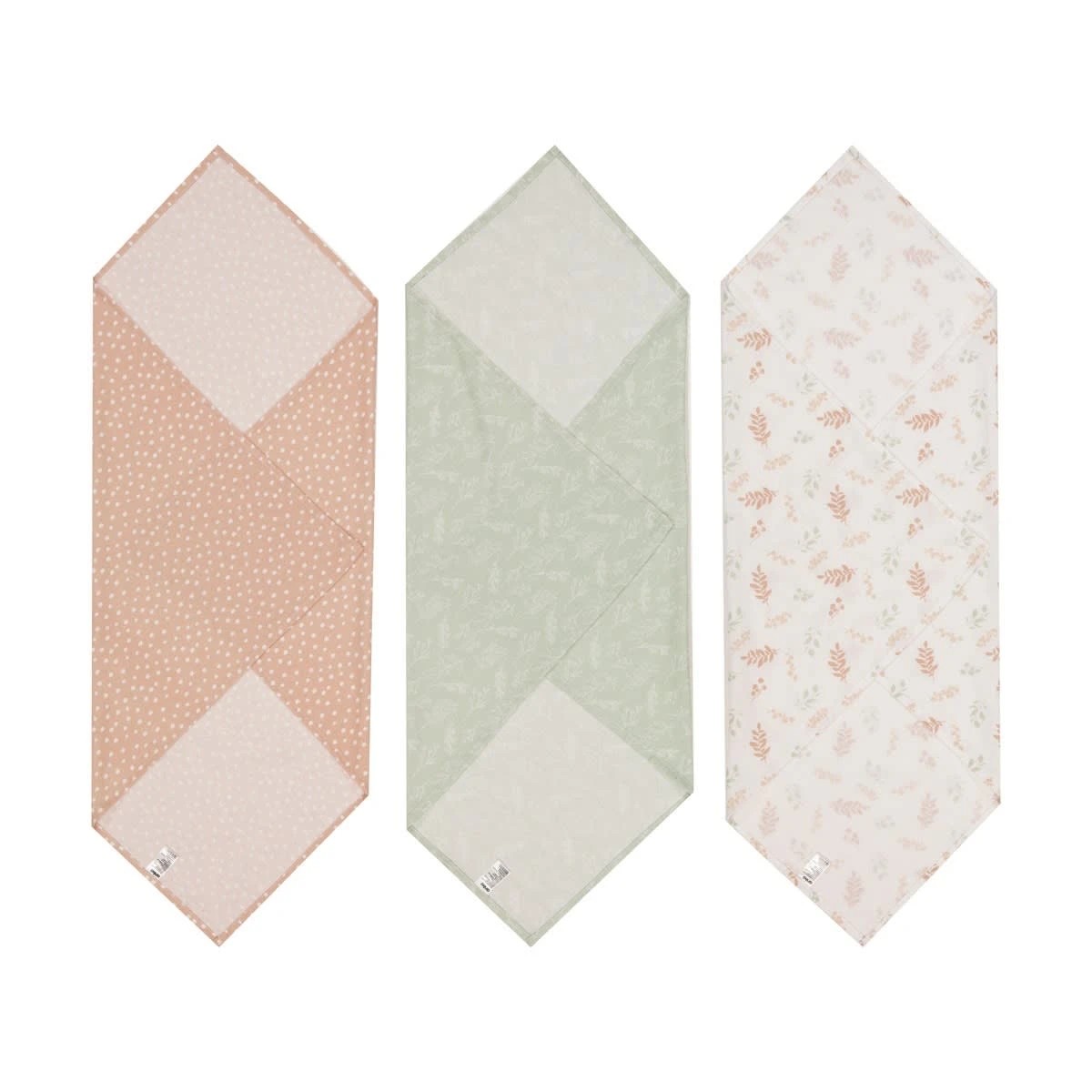 2 3 Pack Flannelette Wraps - Autumn, 2 of 6