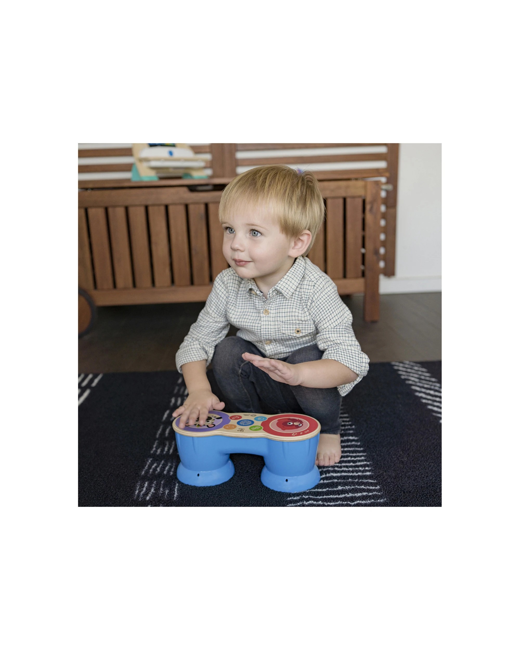 2 Baby Einstein Upbeat Tunes Magic Touch Drum Musical Toy 6 Months Plus - Multi, 2 of 8