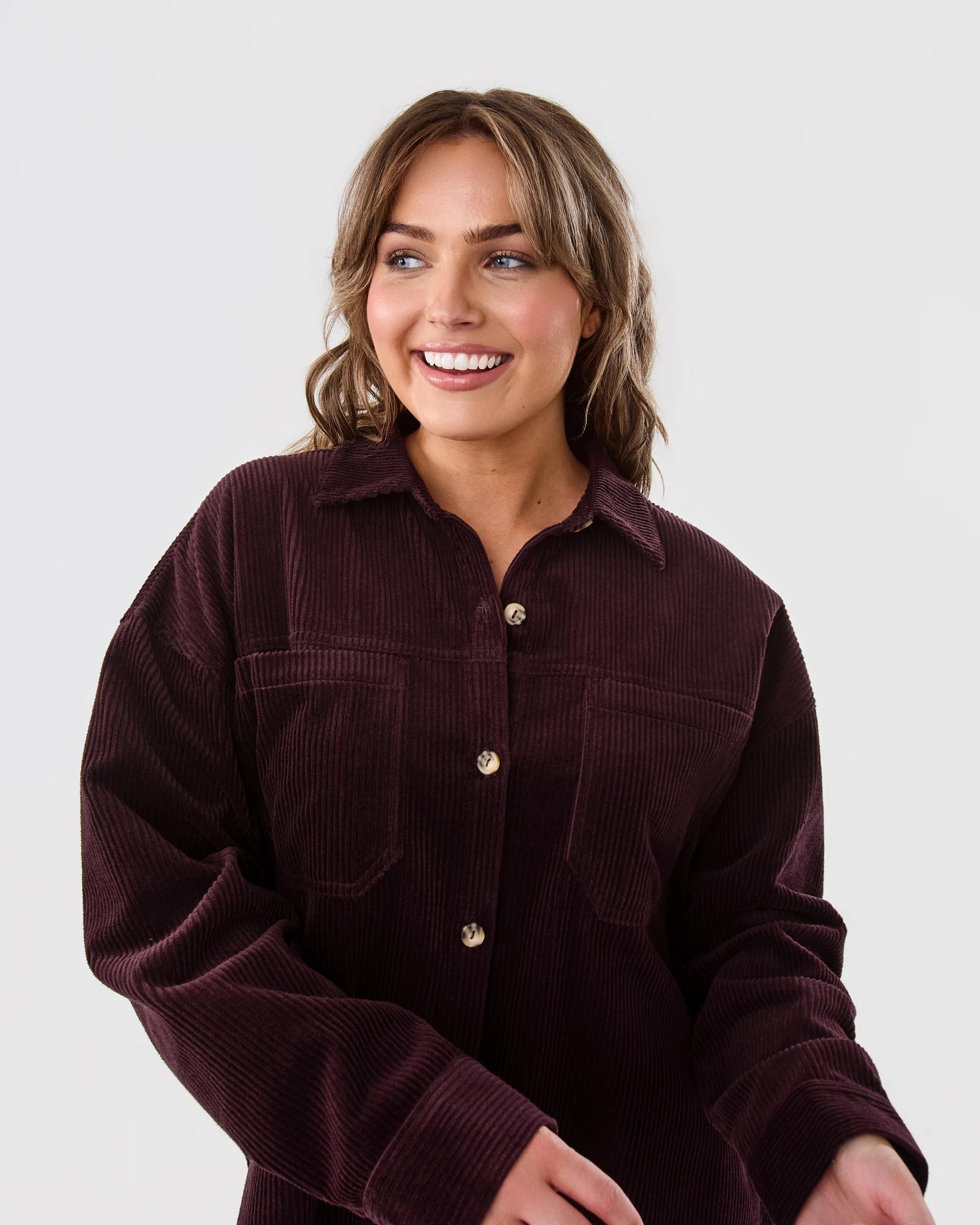 4 Long Sleeve Corduroy Shirt Fudge, 4 of 8